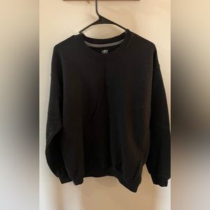 3 black sweatshirts